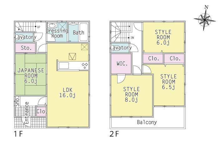 Floor plan. (10 Building), Price 32,800,000 yen, 4LDK, Land area 142.49 sq m , Building area 105.16 sq m