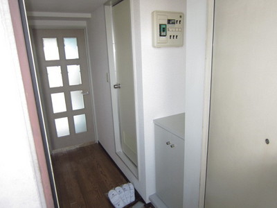 Entrance. Shoe box with