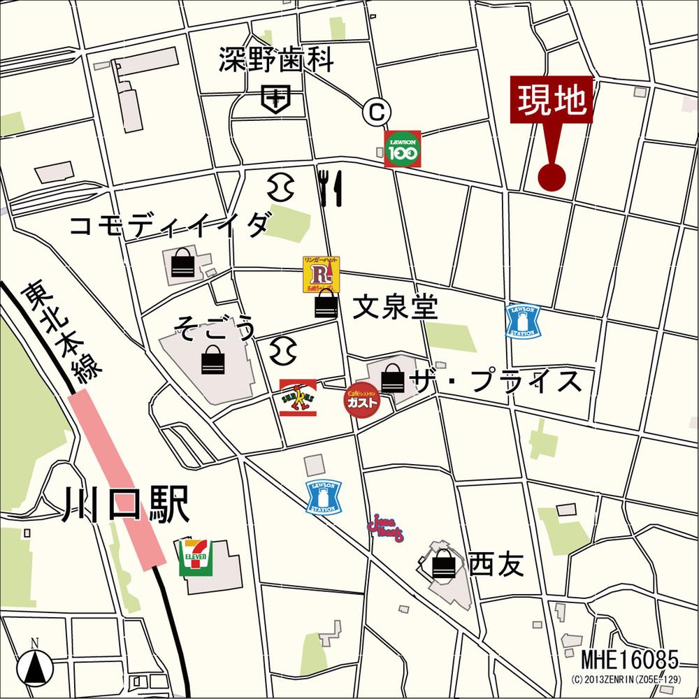 Local guide map
