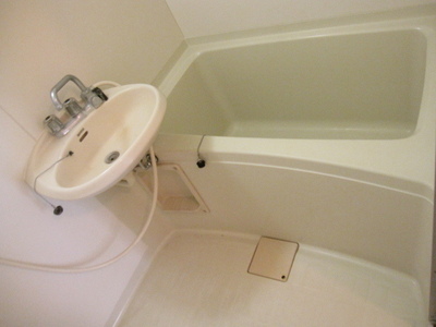 Bath. It is simple but bathroom of calm atmosphere