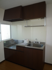 Kitchen. The window is there in the kitchen