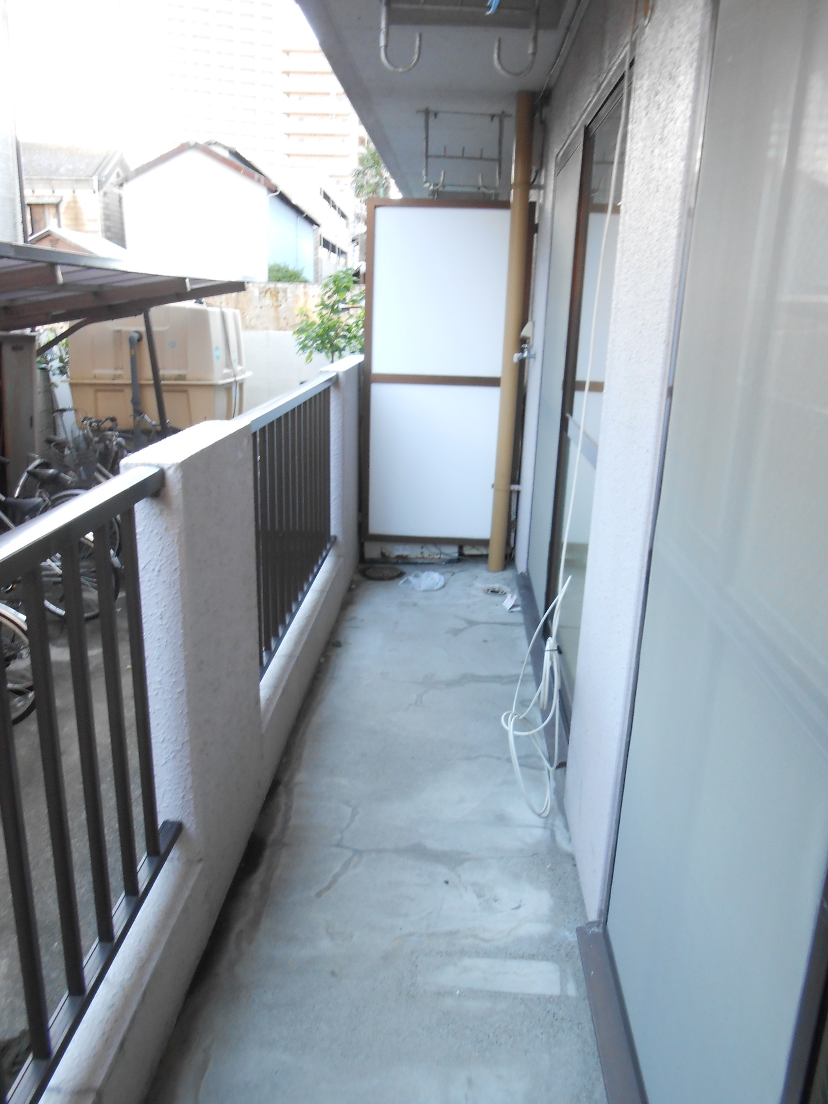 Balcony. Wide veranda