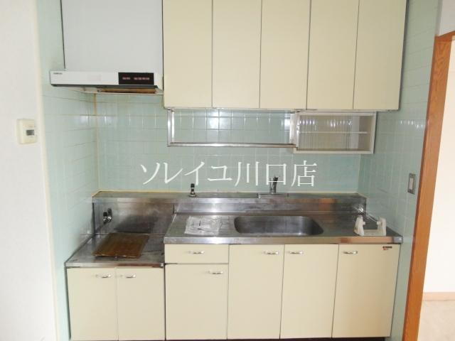 Kitchen. Kitchen there is a margin of cooking space the width of the dishes also spread