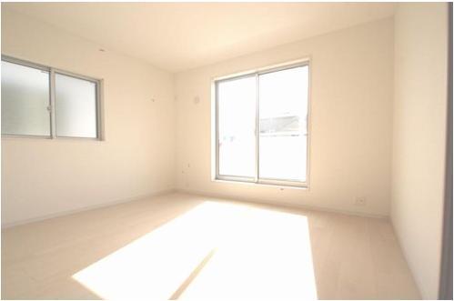 Model house photo. Rare loose 5LDK type ・ Site spacious 43 square meters ~ Long-term prime residential car space spacious two of the popular counter kitchen Japanese-style room of Tsuzukiai is peace of mind in an attractive spacious 20 quires more space