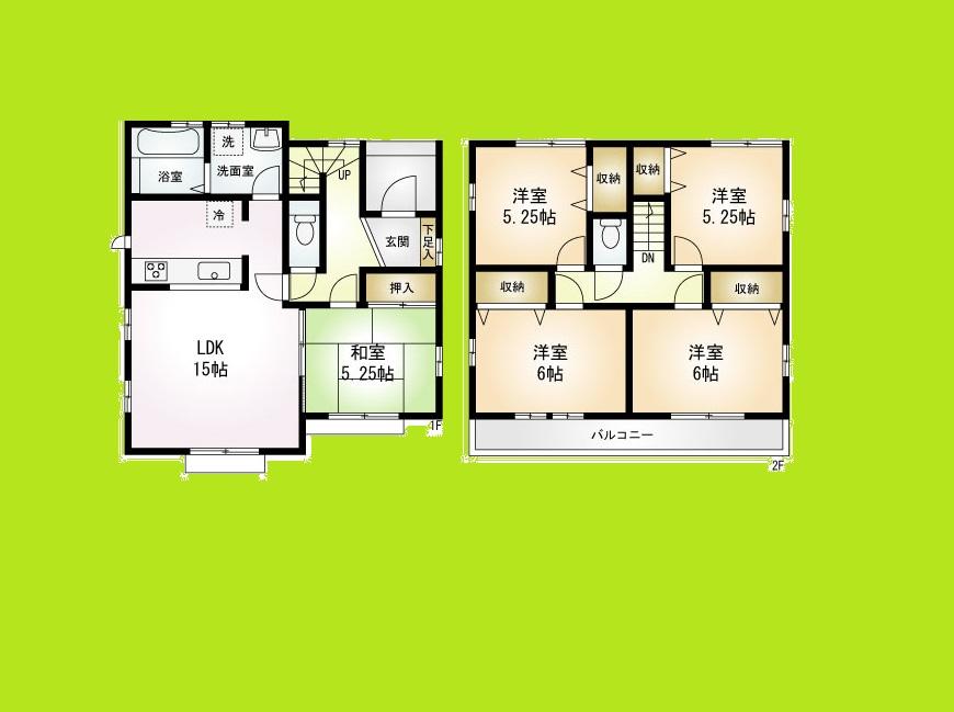 Floor plan. (1), Price 26,900,000 yen, 5LDK, Land area 142.12 sq m , Building area 101.43 sq m