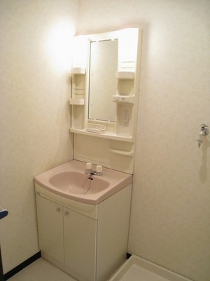 Washroom. Refreshing colors