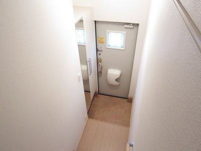 Entrance. Entrance of the shoe box with