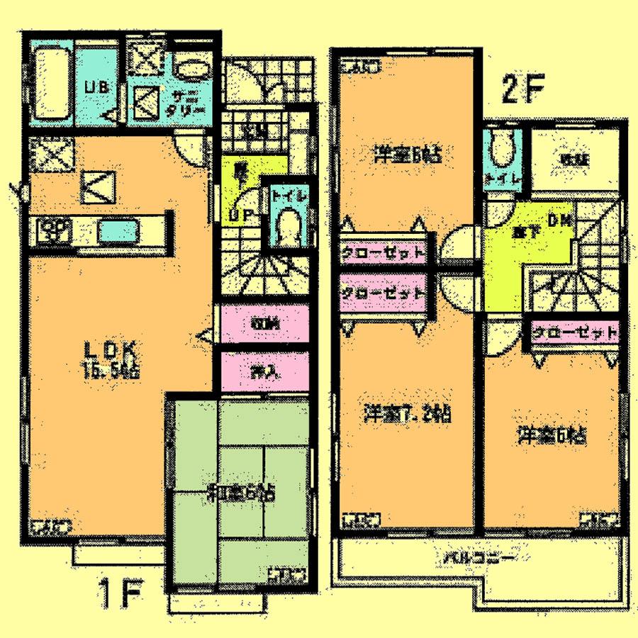 Floor plan. 21.3 million yen, 4LDK, Land area 101.01 sq m , Building area 95.64 sq m located view in addition to this, It will be provided by the hope of design books, such as layout. 