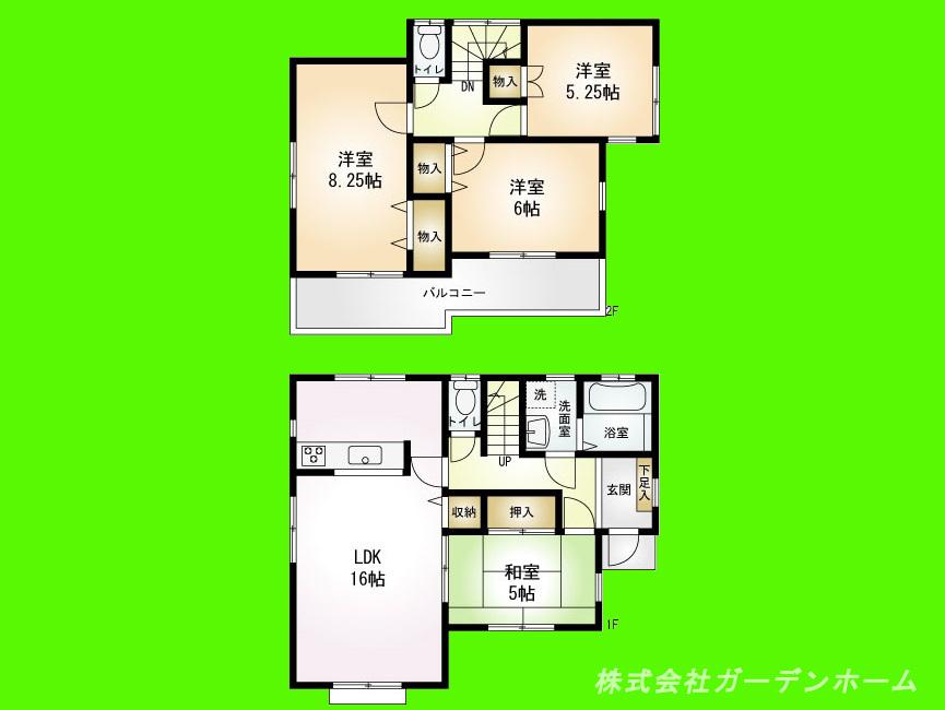 Floor plan. (1), Price 29,800,000 yen, 4LDK, Land area 94.76 sq m , Building area 95.63 sq m