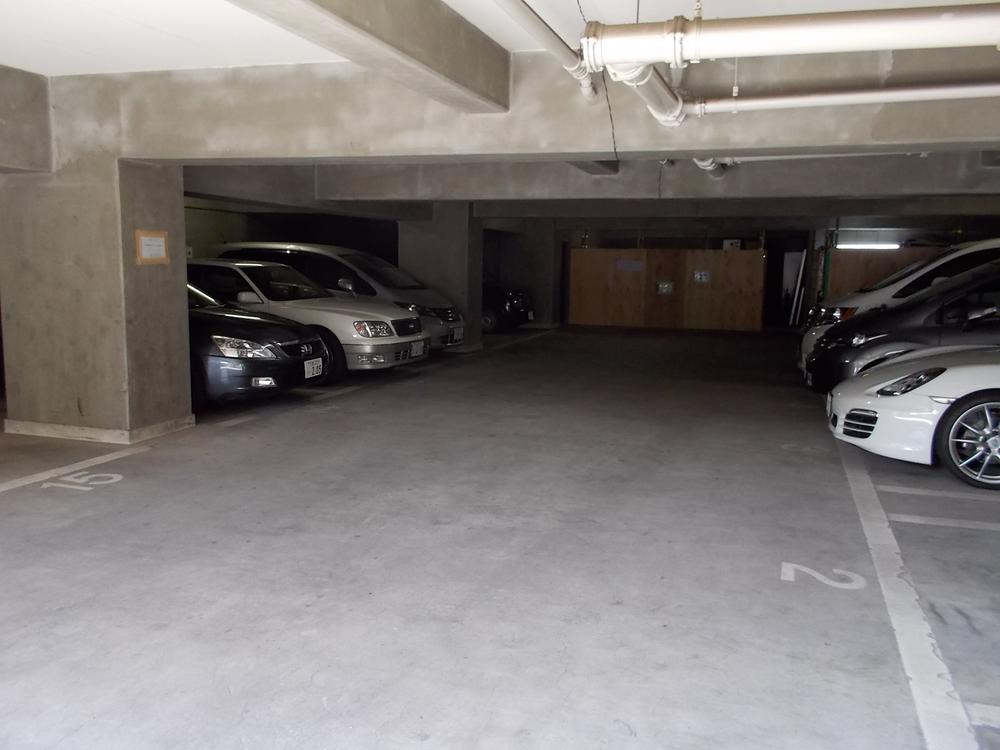 Parking lot. Common areas
