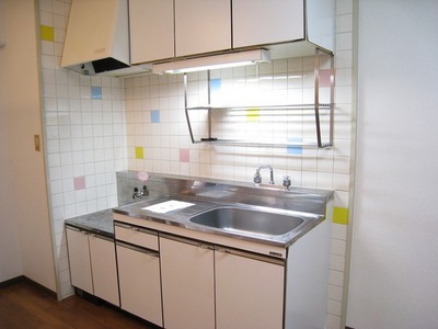 Kitchen. Gas stove installation Allowed Sink spacious