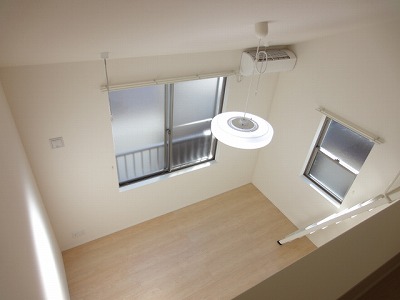 Living and room. Room viewed from loft! 