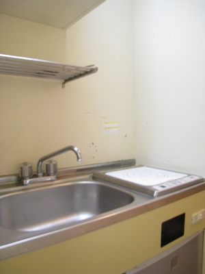 Kitchen. Safety cooking with IH heater