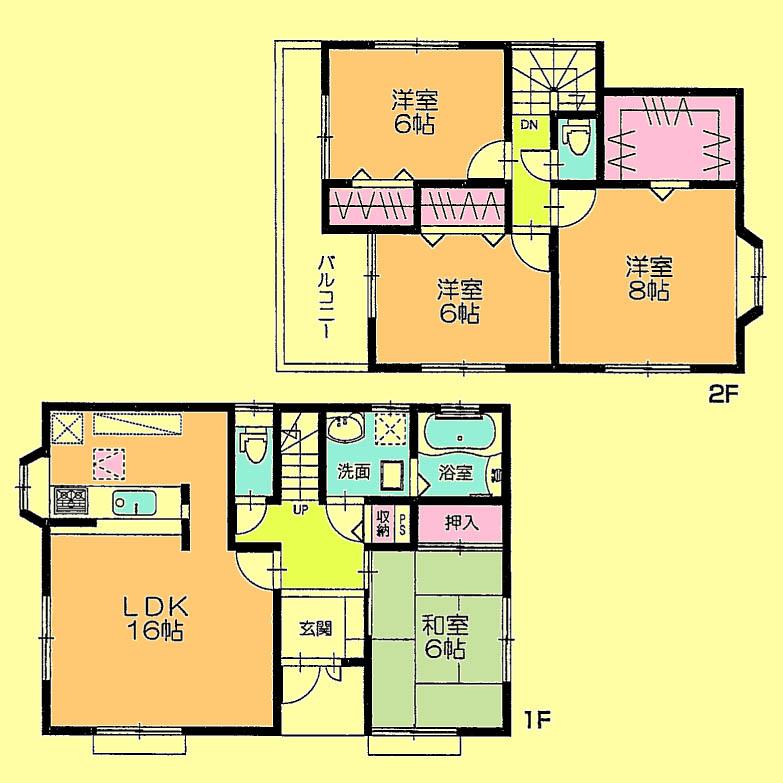 Floor plan. 25,800,000 yen, 4LDK, Land area 155.04 sq m , Building area 102.68 sq m located view in addition to this, It will be provided by the hope of design books, such as layout. 