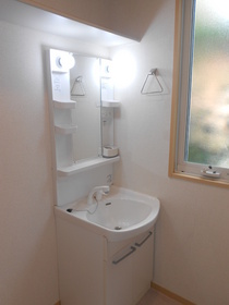 Washroom. Independent wash basin