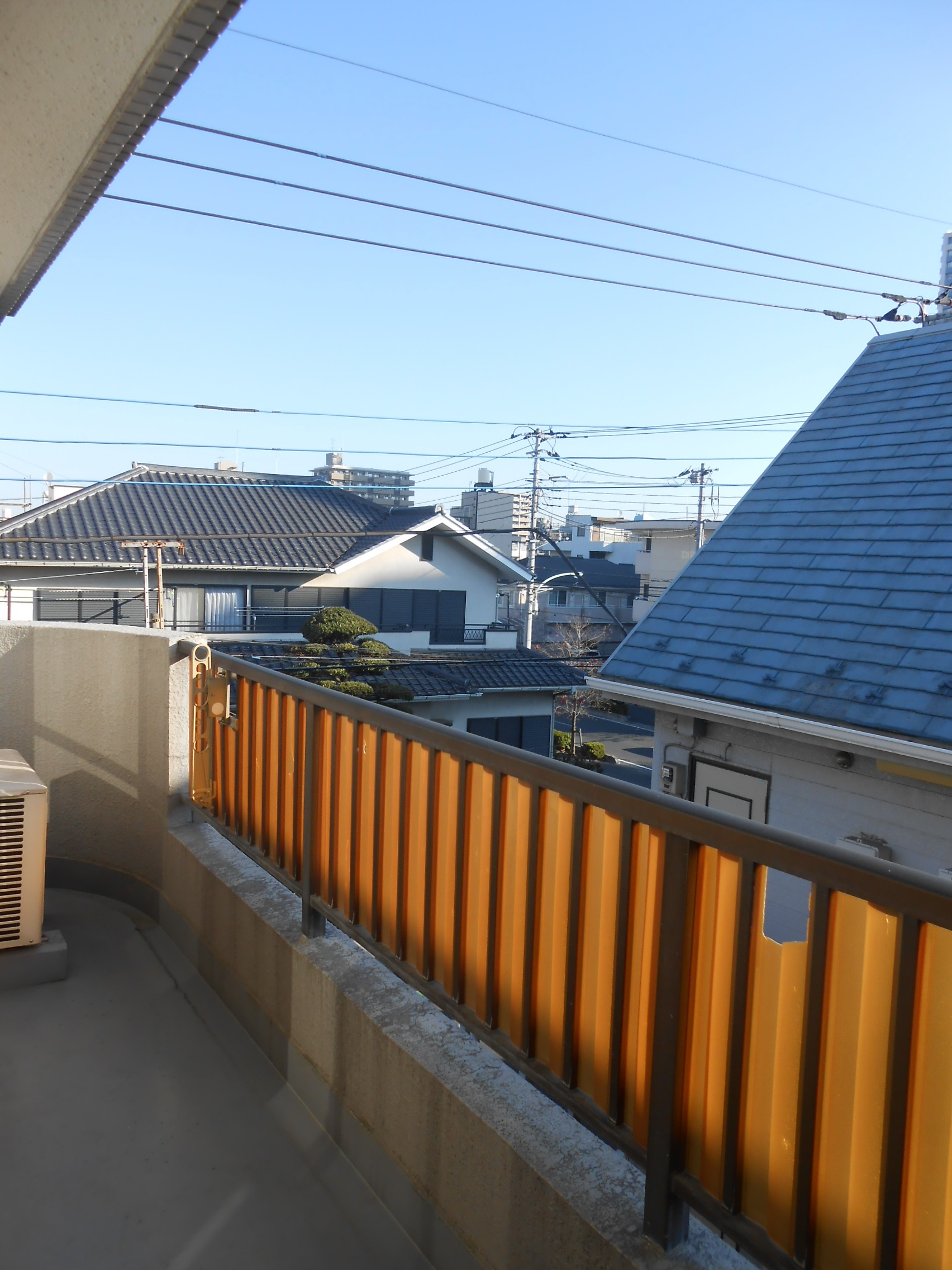 Balcony. View from the balcony