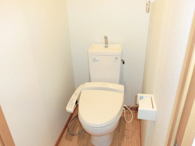 Toilet. It is a toilet with a clean.