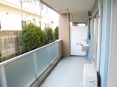 Balcony. There is a large balcony