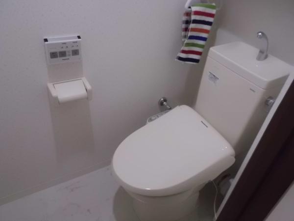 Toilet. Toilet with shower