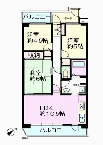 Floor plan. Renovation completed