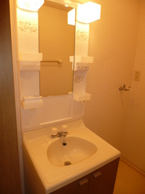 Washroom. There washbasin independent