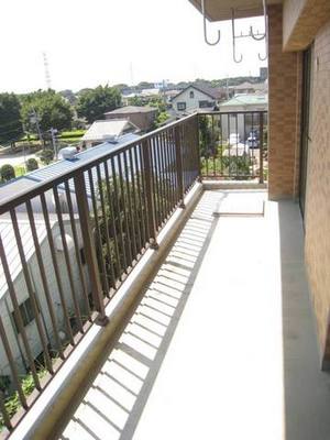 Balcony. Wide balcony