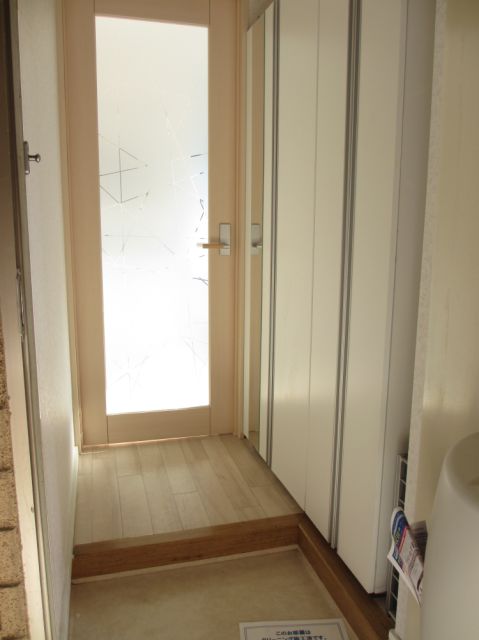 Entrance. It can be organized in a large cupboard