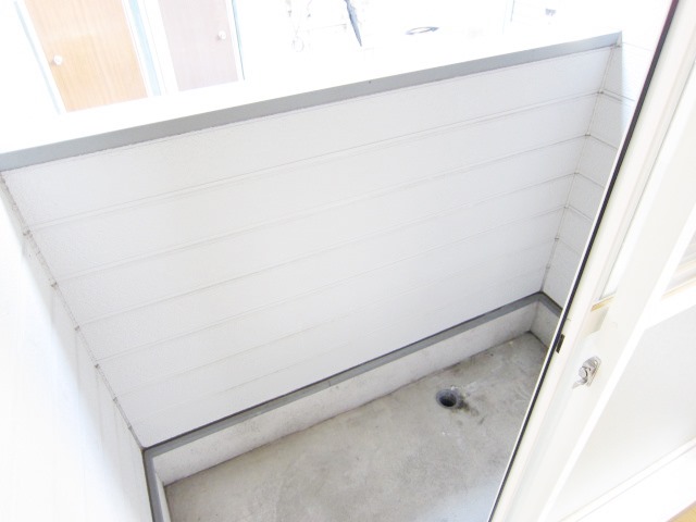 Balcony. Laundry Storage on the balcony