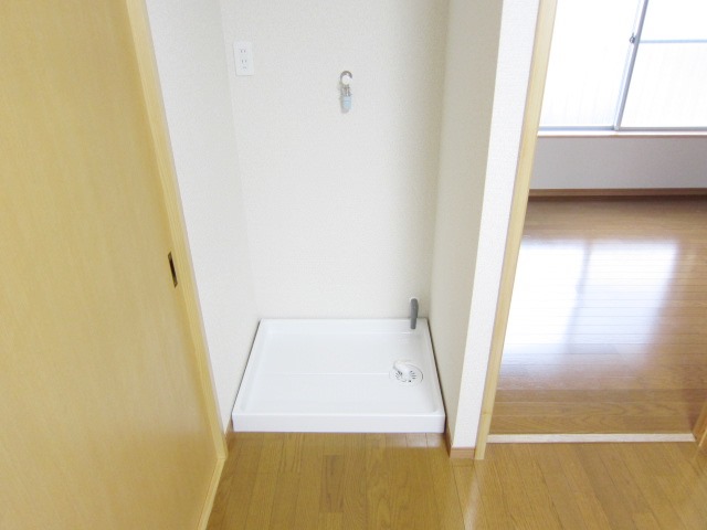 Other Equipment. Peace of mind even on a rainy day, Washing machine in the room