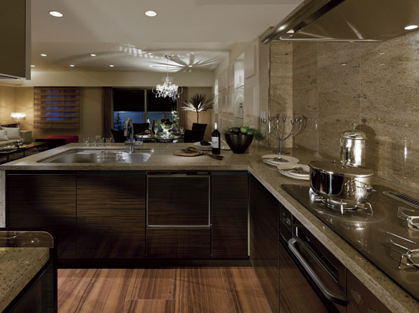 Kitchen.  [kitchen] Easy to use, newly, beautifully. Kitchen with a number of commitment facilities.