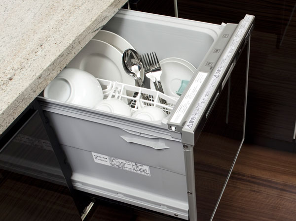 Kitchen.  [Dishwasher] Dishwasher equipped with sterilization washing & drying function. Reduce the costs, such as water bill, Also it reduces the time and effort of cleaning up.  ※ Optional specifications
