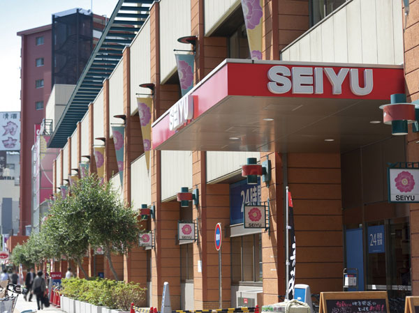 Surrounding environment. Seiyu Kawaguchi Honcho store (about 510m ・ 7-minute walk)