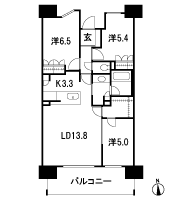 Floor: 2LDK + S (service room) + FC (family closet) (3 ~ 14F) / 3LDK + FC (family closet) (15 ~ 16F), the occupied area: 73.39 sq m