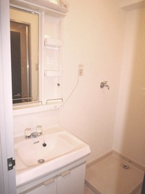 Washroom. There washbasin independent