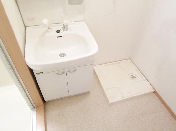 Washroom. Vanity equipped