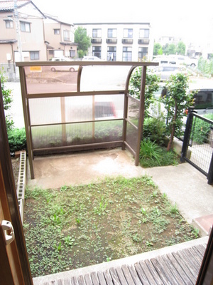 Garden. There is a private garden bicycle storage