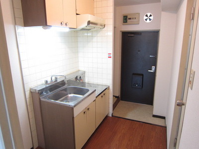 Kitchen. Refrigerators yard in the kitchen next to