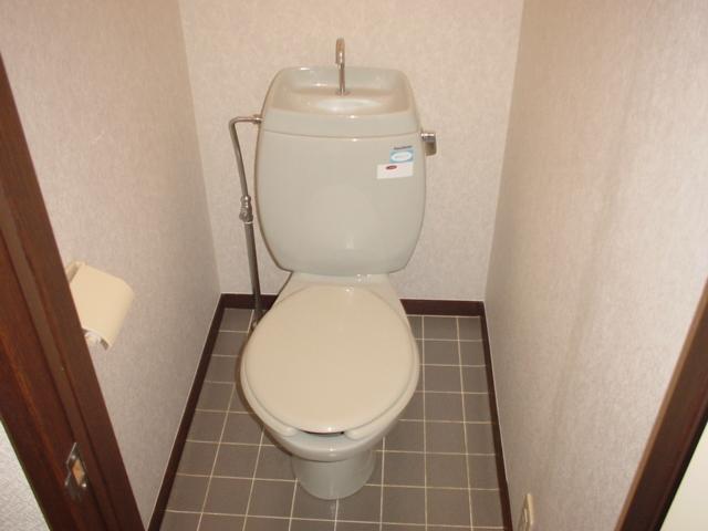 Toilet. It is your easy-care floor of the toilet.
