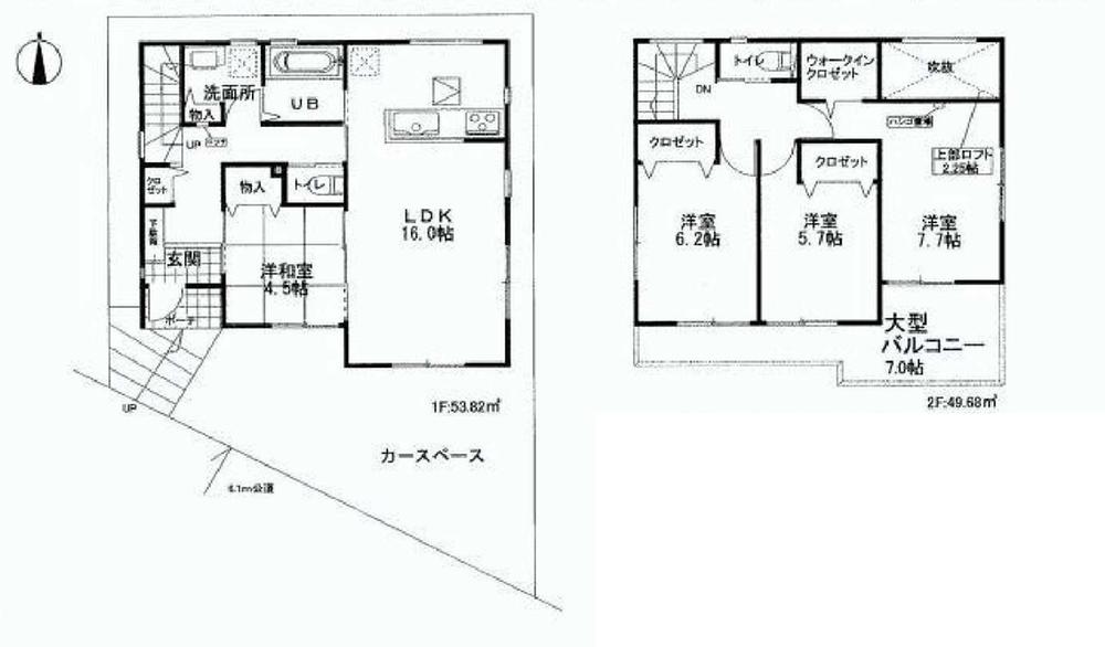Floor plan. 31,800,000 yen, 4LDK, Land area 101.22 sq m , Building area 103.5 sq m