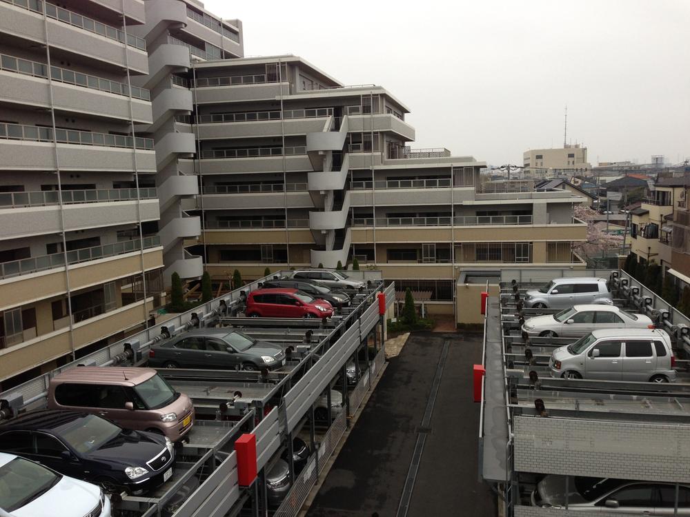 Parking lot. Common areas