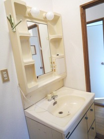 Washroom. Independent wash basin