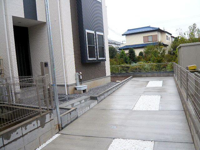 Parking lot. Ordinary car is three OK