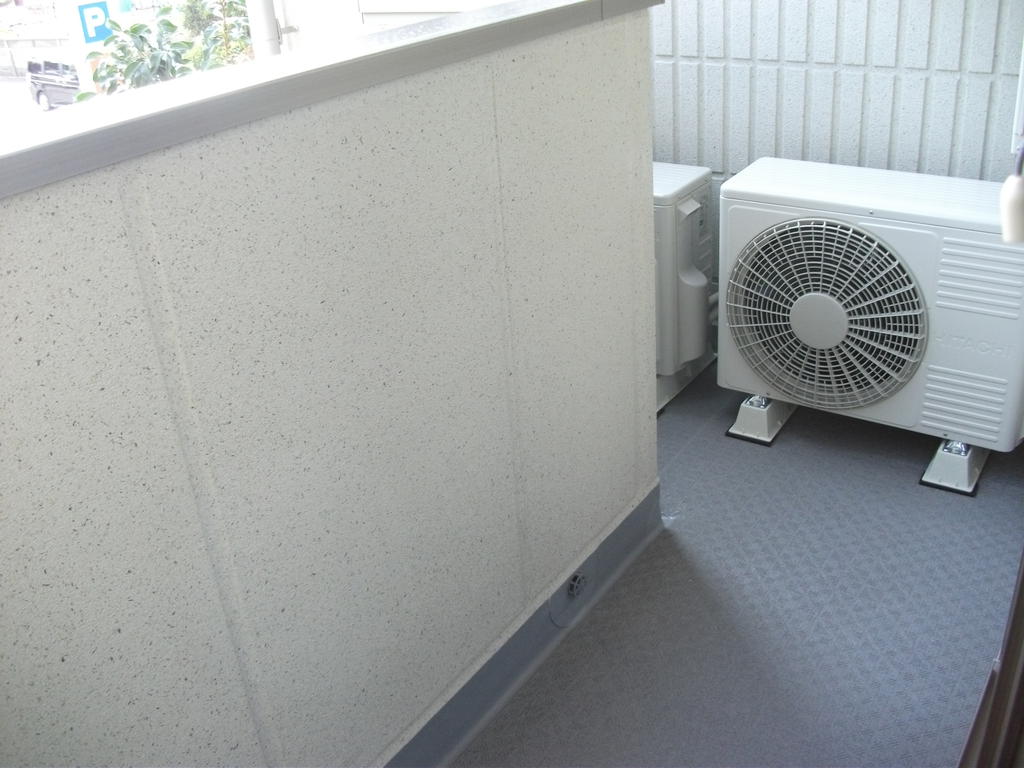 Balcony. South-facing balcony.