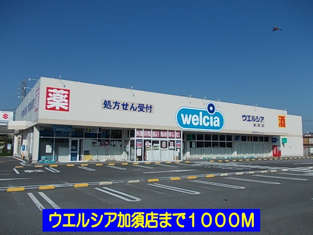 Dorakkusutoa. Uerushia Kazo shop 1000m until (drugstore)