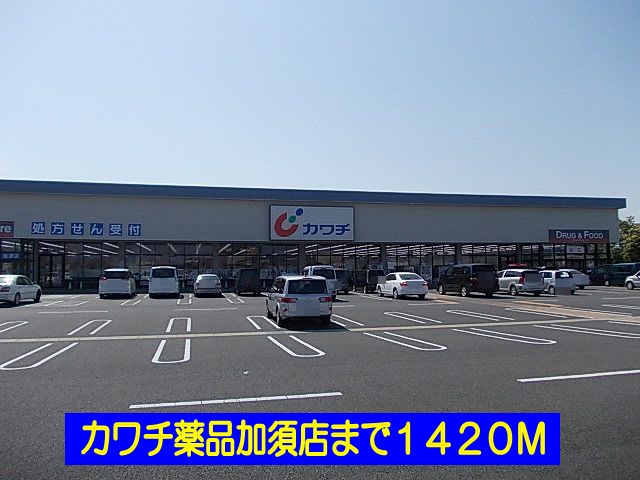 Dorakkusutoa. Kawachii chemicals Kazo shop 1420m until (drugstore)