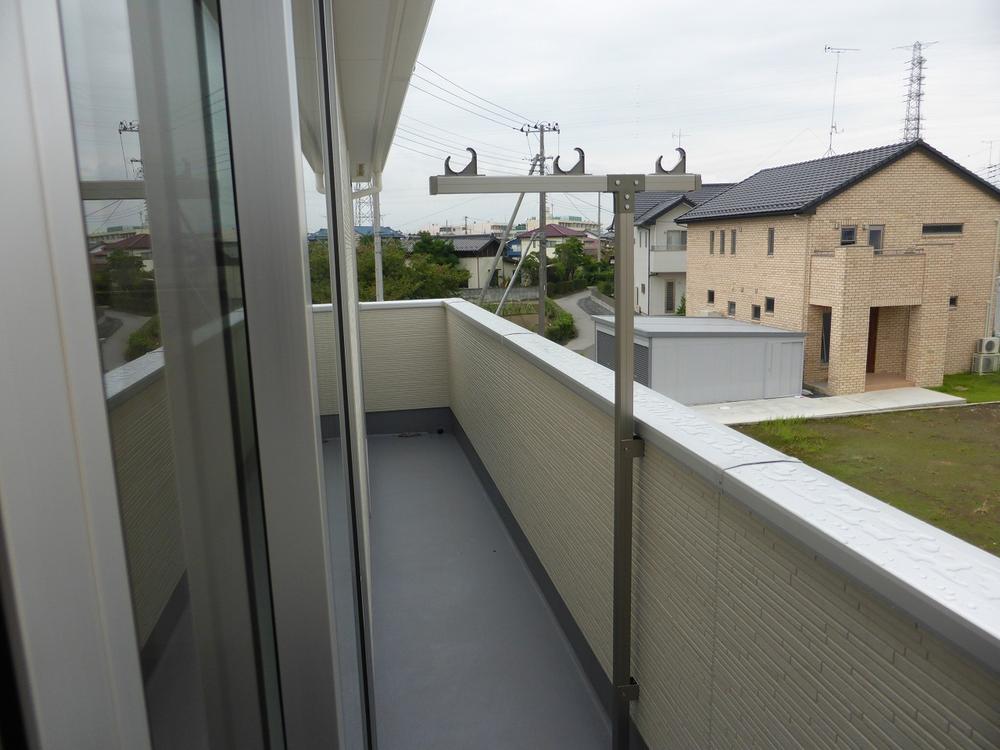 Balcony. Example of construction. South-facing balcony