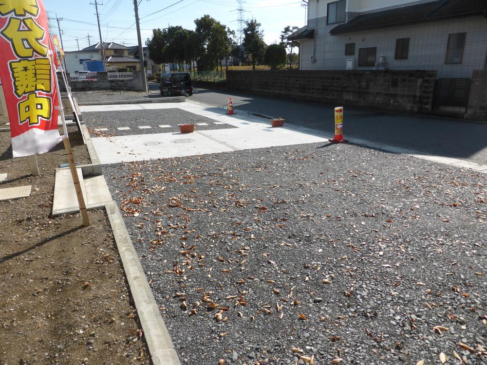 Parking lot. Car space four parking possible