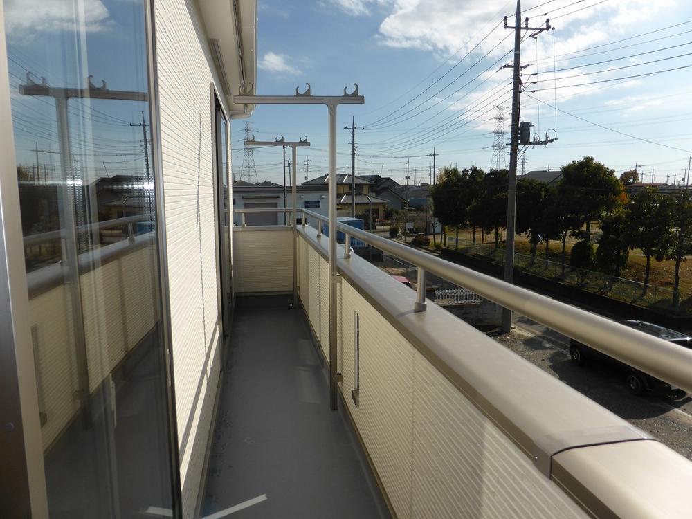 Balcony. Example of construction. South-facing balcony