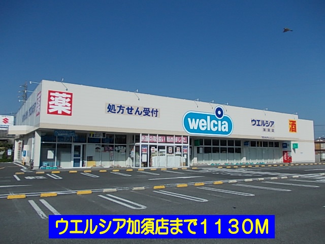 Dorakkusutoa. Uerushia Kazo shop 1130m until (drugstore)