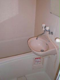 Bath. This bath equipped with a wash basin.